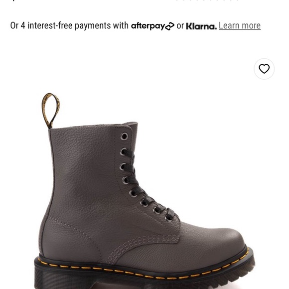 Dr. Martens Shoes - Dr. Martens Gunmetal 1460 Pascal Boots